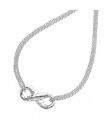 Dower and Hall - Sterling Silver Entwined Infinity Pendant